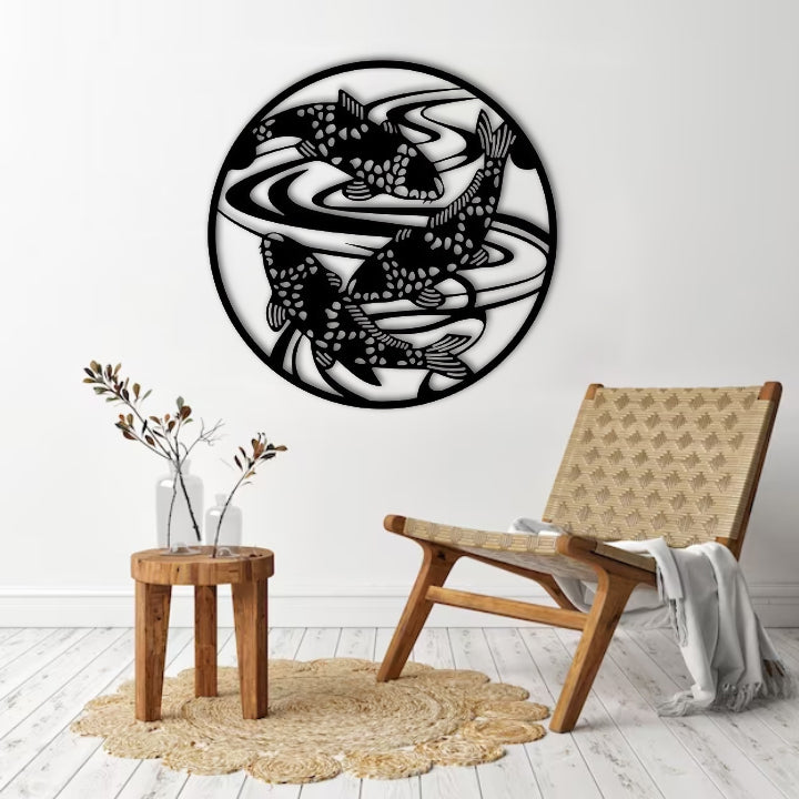 Koi Fish Wall Decor