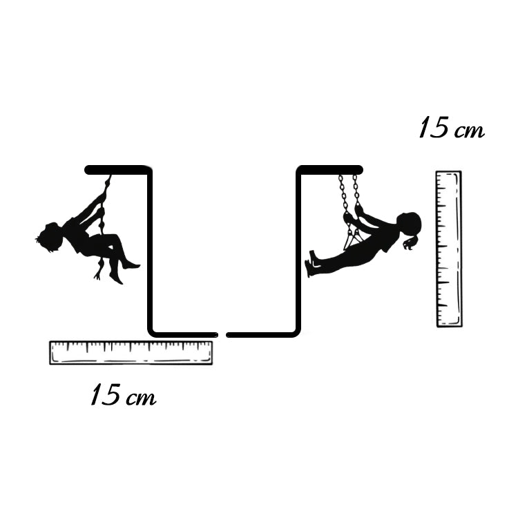 Bookend with Figured Children Swinging on a Swing