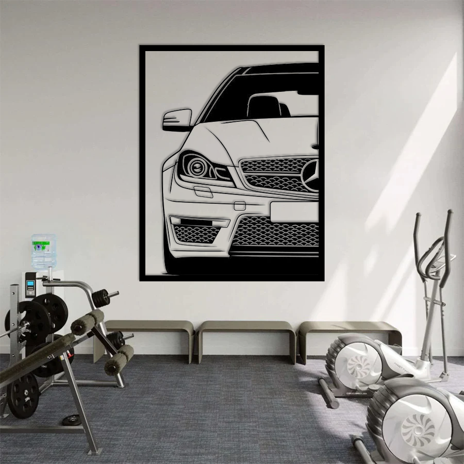 Metal Cars Wall Decor