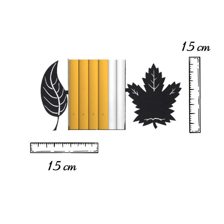 Tree Leaves Figured Bookend, Leaf Book Support