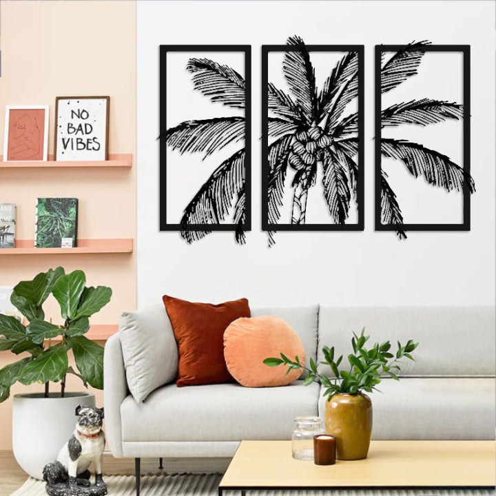 Tropical Metal Wall Decorations