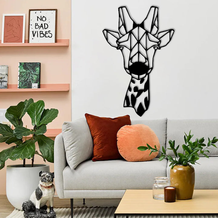 Giraffe Figurine Wall Decor