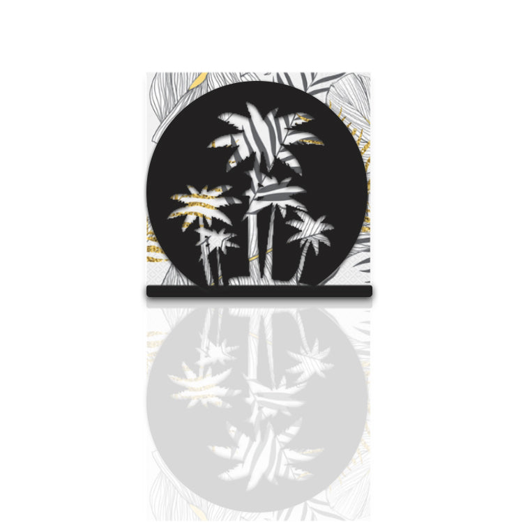 Tropical Tree Figured Napkin Holder