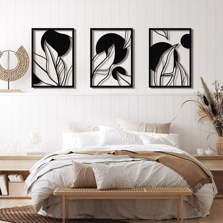 Bohemian Themed Leaves Wall Decor