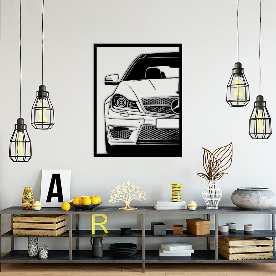 Metal Cars Wall Decor