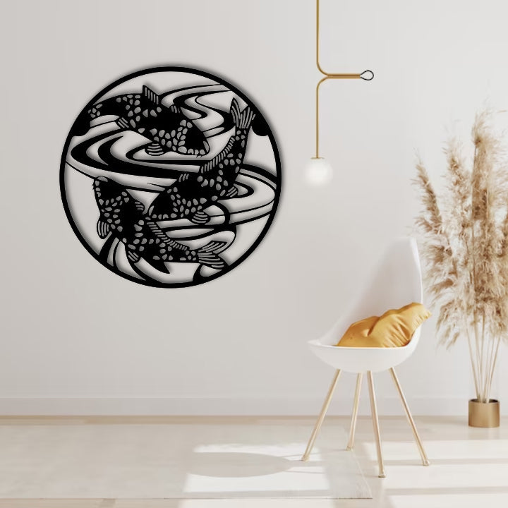 Koi Fish Wall Decor