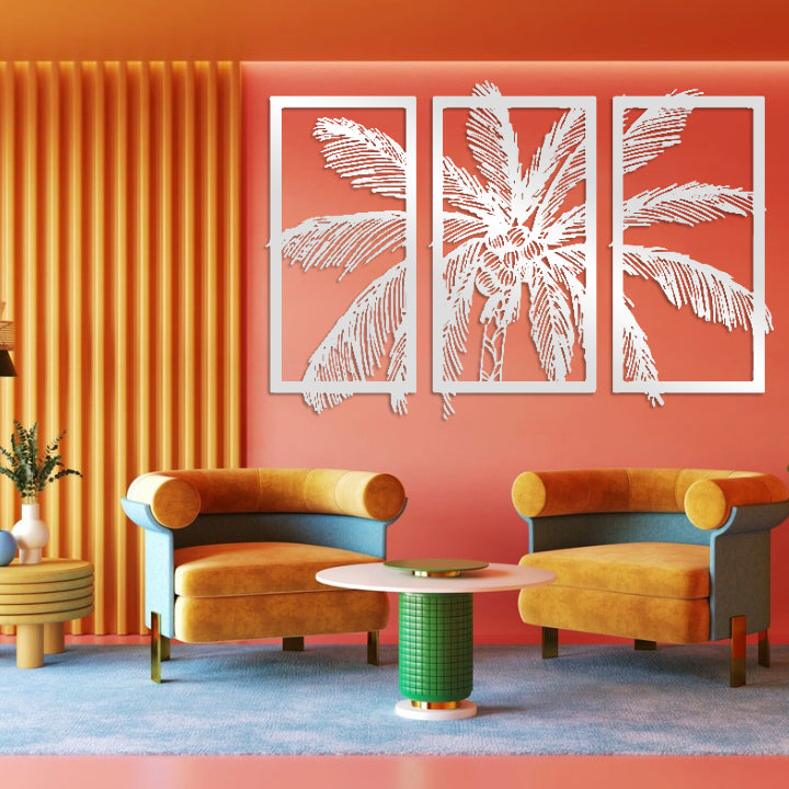 Tropical Metal Wall Decorations