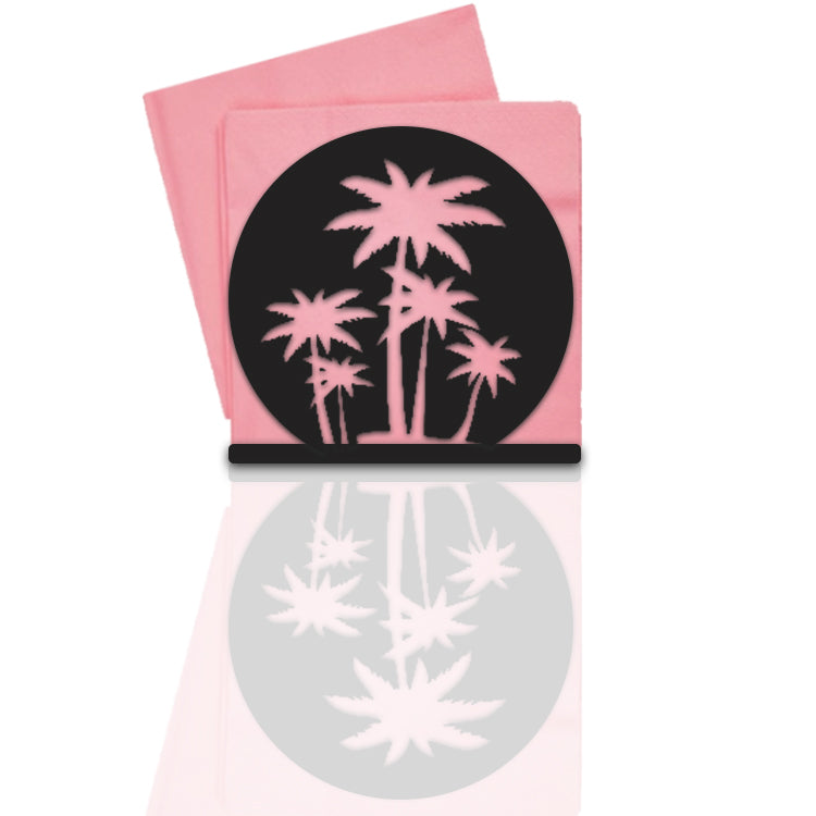 Tropical Tree Figured Napkin Holder