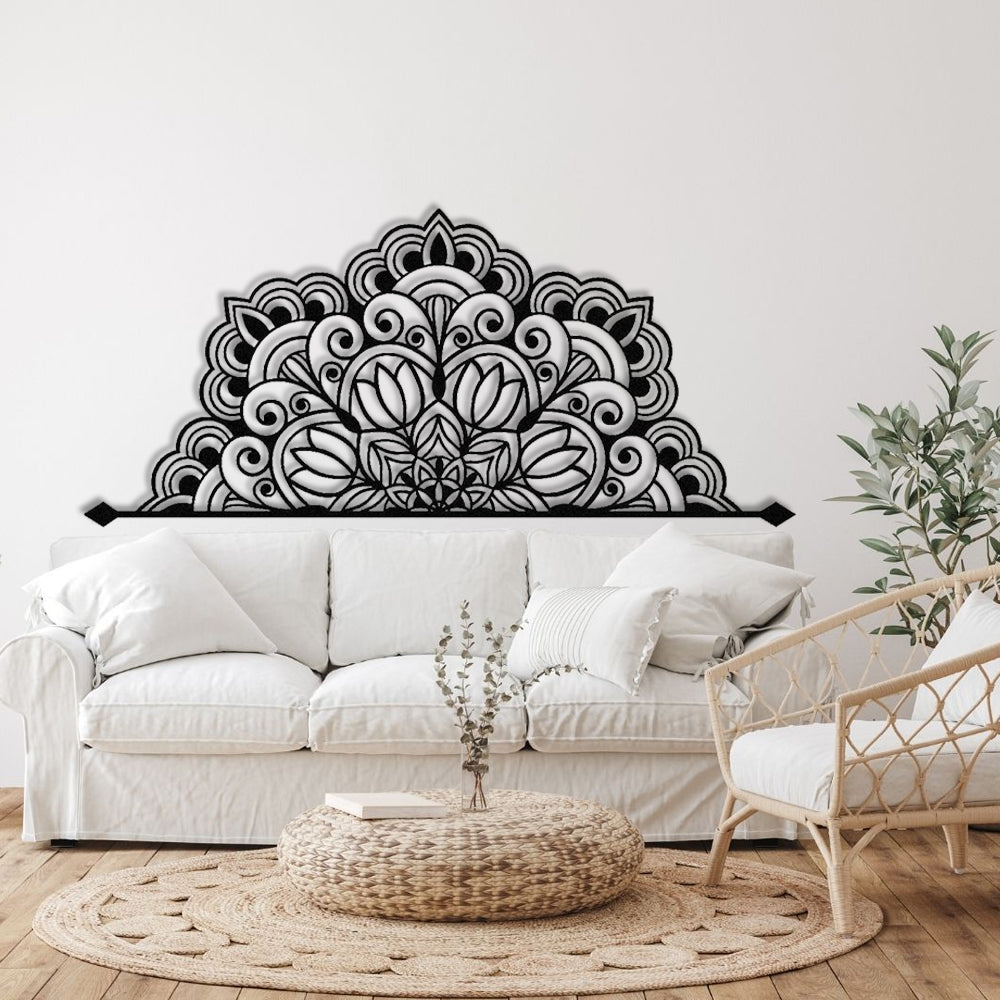 Mandala Metal Headboards