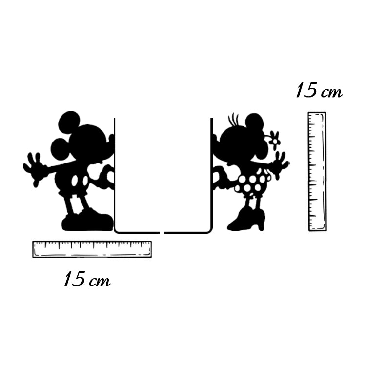 Mickey and Minnie Figured Bookend