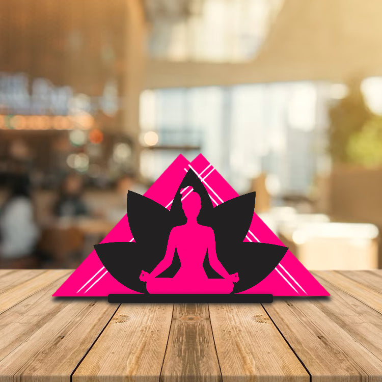 Yoga Figured Meditation Themed Napkin Holder