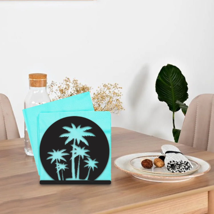 Tropical Tree Figured Napkin Holder