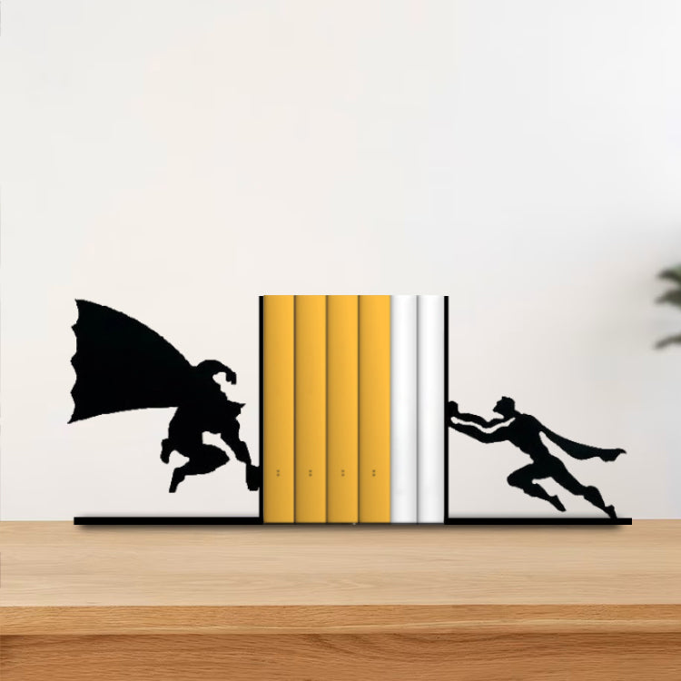 Super Hero Bookends, Cartoon Book Holder