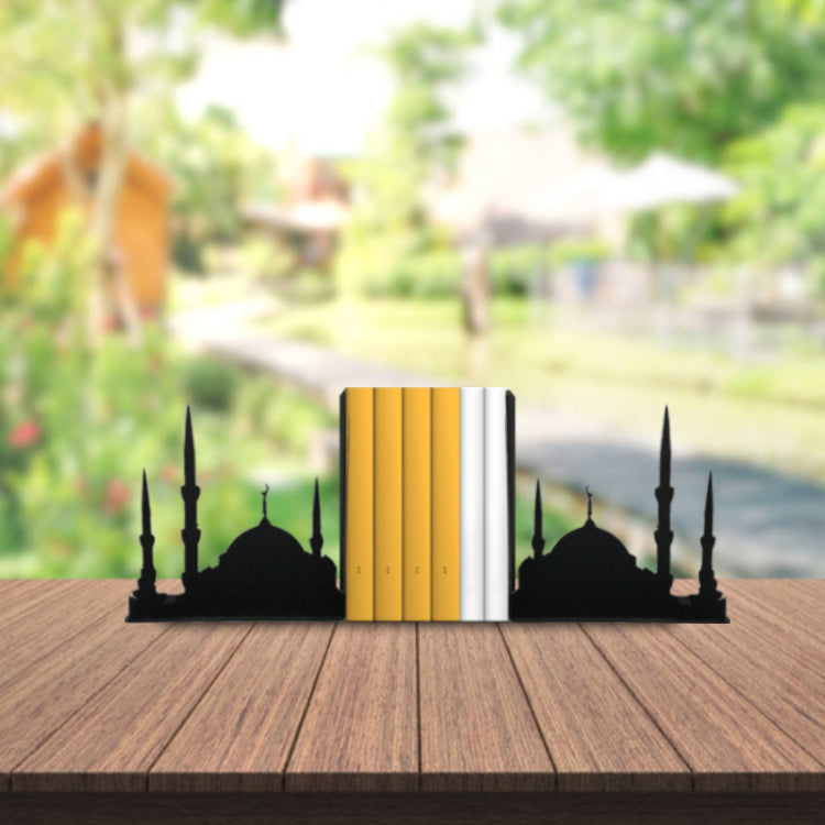 Istanbul Mosque Figured Metal Book Holder - Religious Themed Book Holder