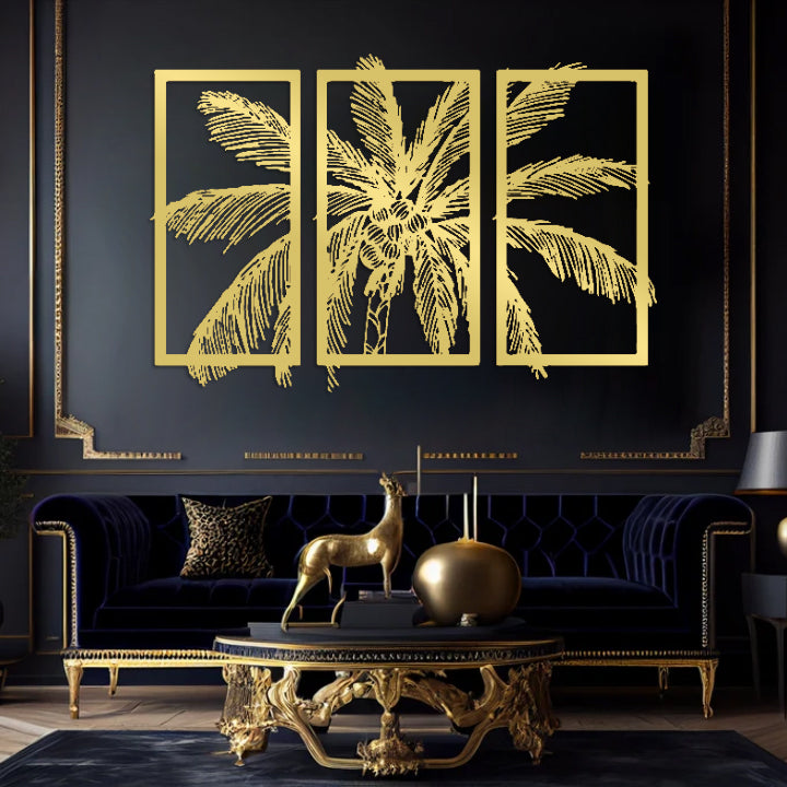Tropical Metal Wall Decorations