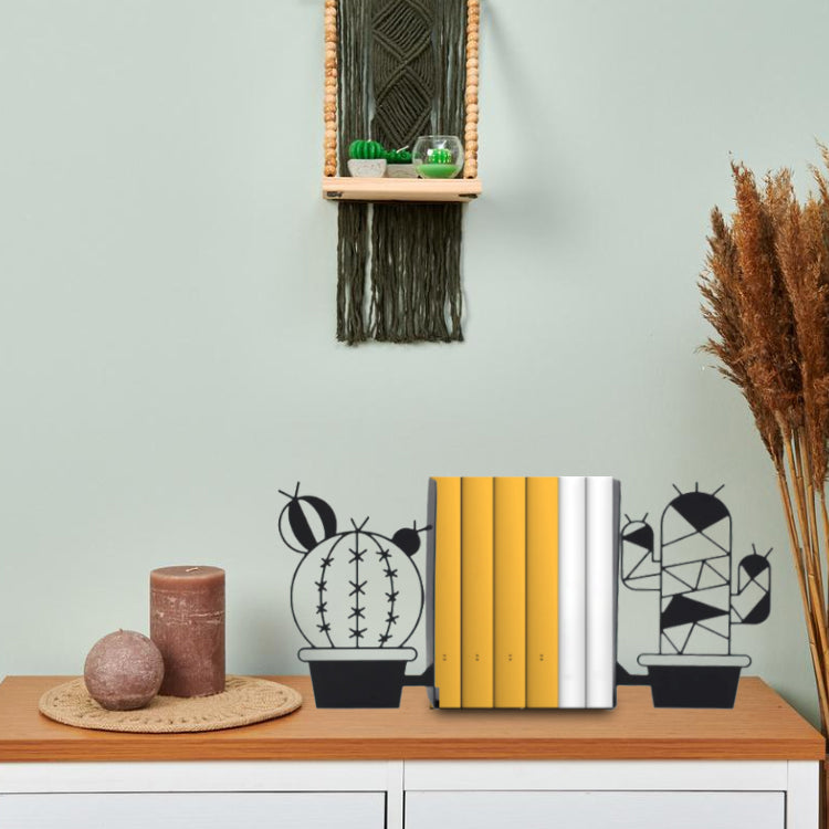Cactus Figured Metal Book Holder - Flower Themed Book Holder
