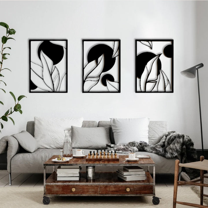 Bohemian Themed Leaves Wall Decor