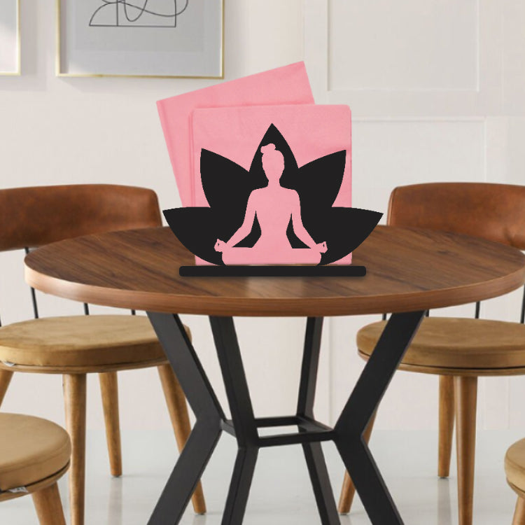 Yoga Figured Meditation Themed Napkin Holder
