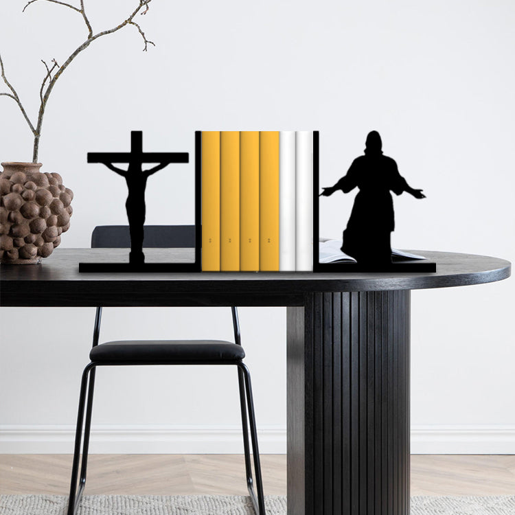 Jesus Figured Bookend, Religious Themed Book Support