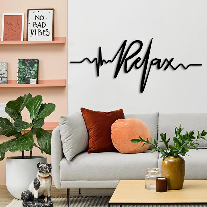 Relax Wall Sign