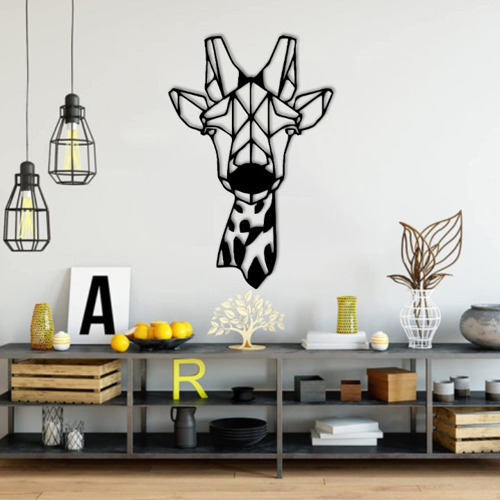 Giraffe Figurine Wall Decor