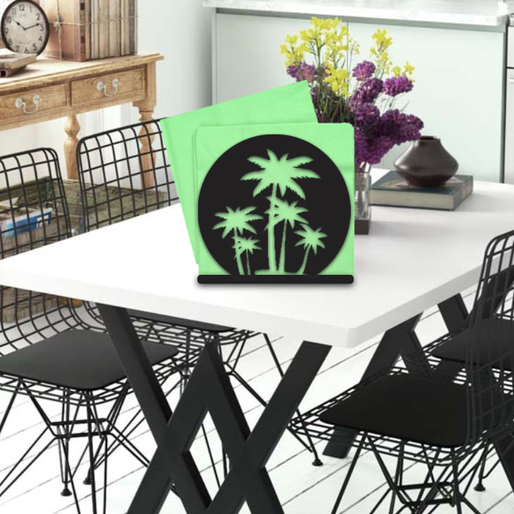 Tropical Tree Figured Napkin Holder