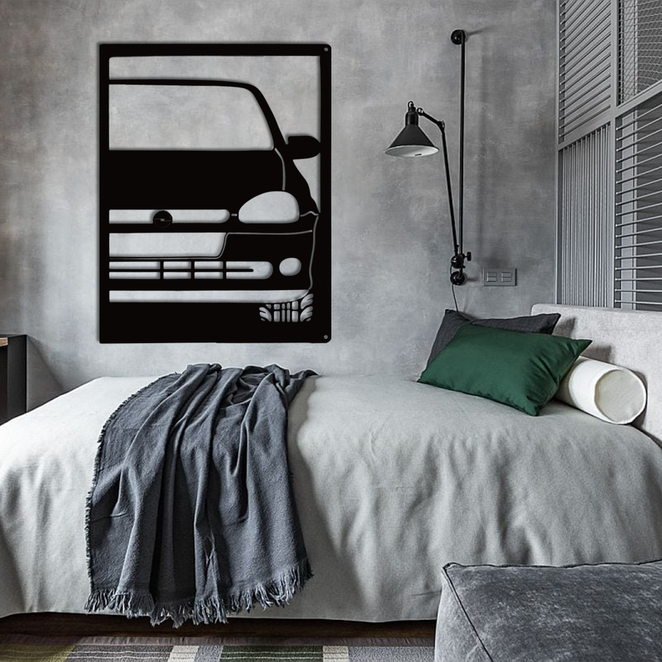 Metal Car Silhouette Wall Art