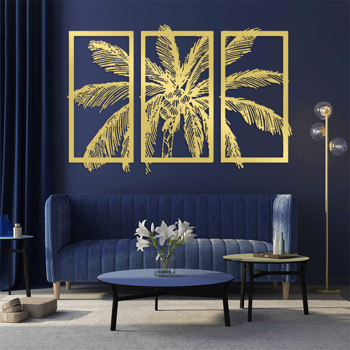 Tropical Metal Wall Decorations
