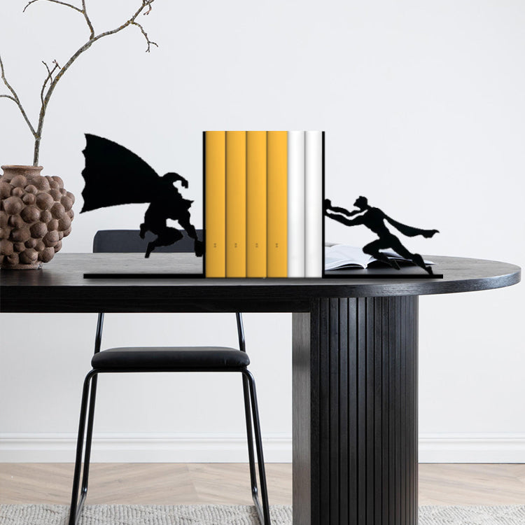 Super Hero Bookends, Cartoon Book Holder