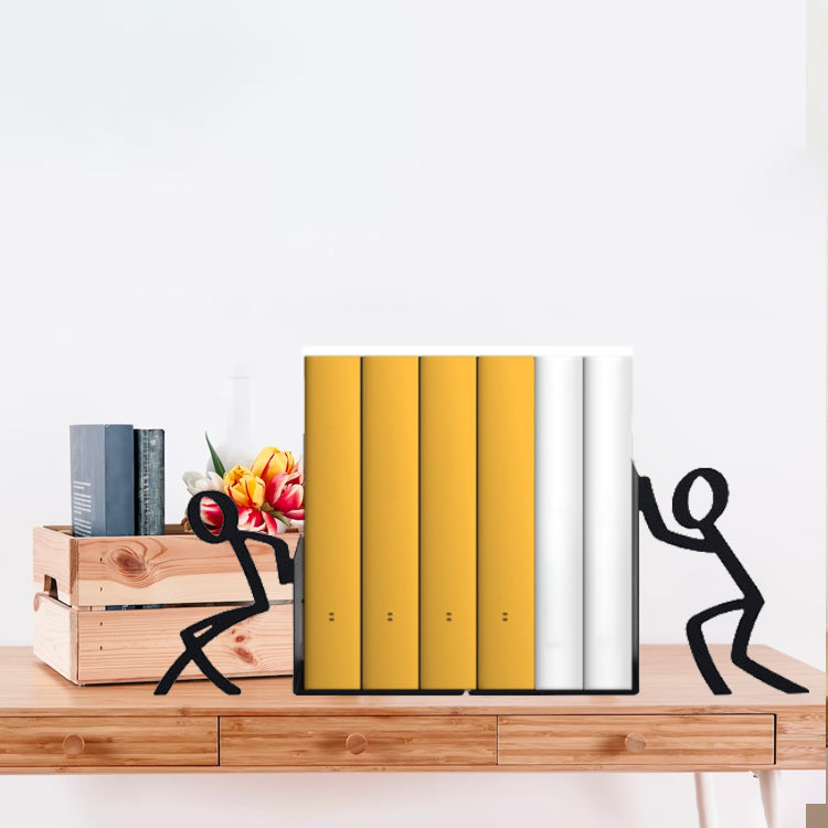 Sticky Man Figured Metal Book Holder - Polar Opposites Theme