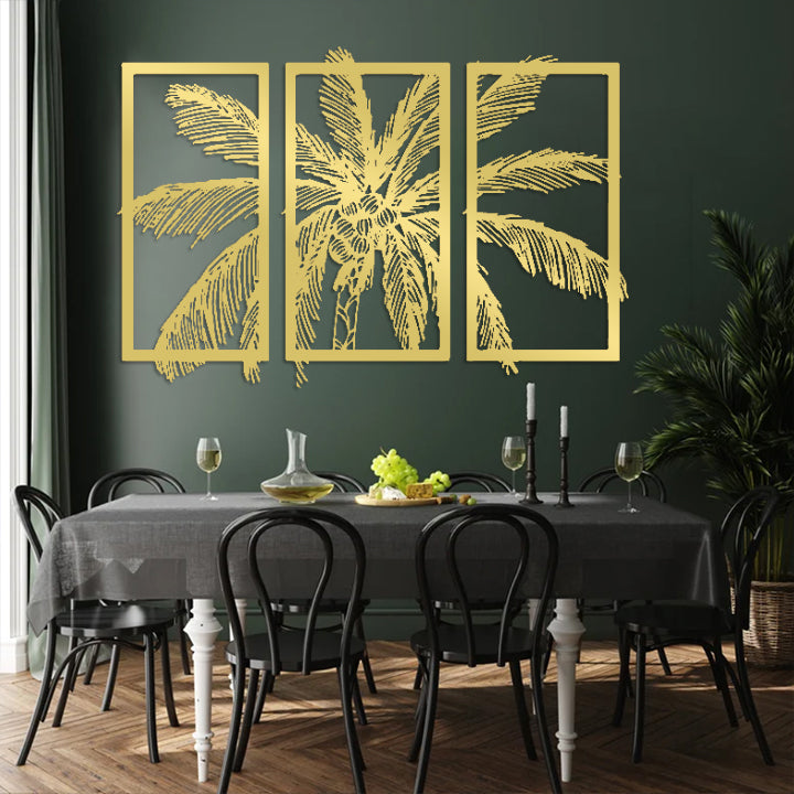 Tropical Metal Wall Decorations