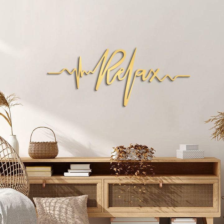 Relax Wall Sign