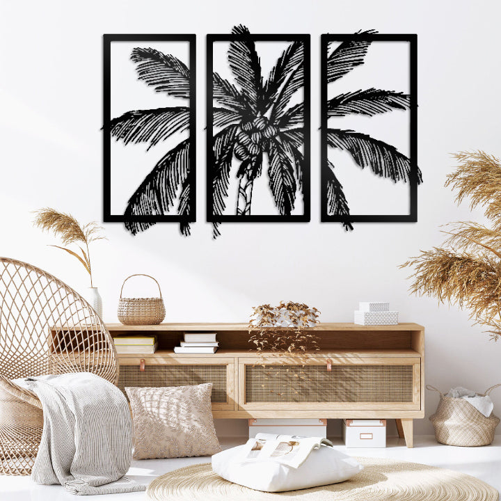 Tropical Metal Wall Decorations