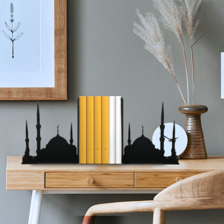 Istanbul Mosque Figured Metal Book Holder - Religious Themed Book Holder