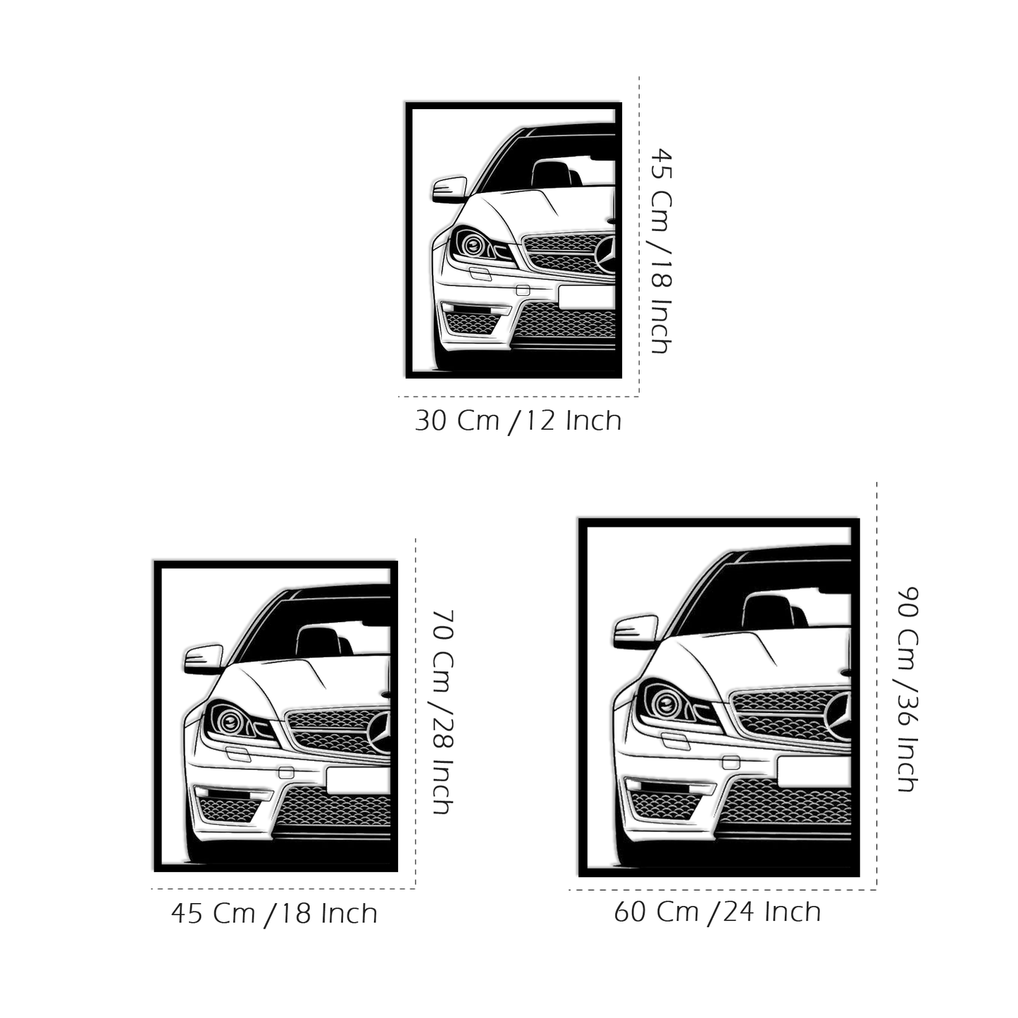Metal Cars Wall Decor