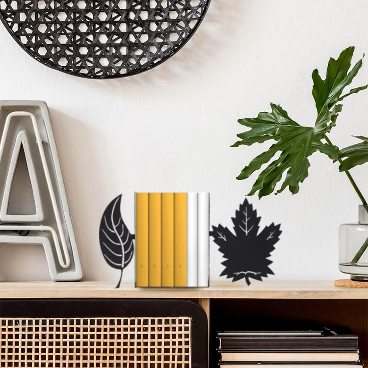 Tree Leaves Figured Bookend, Leaf Book Support