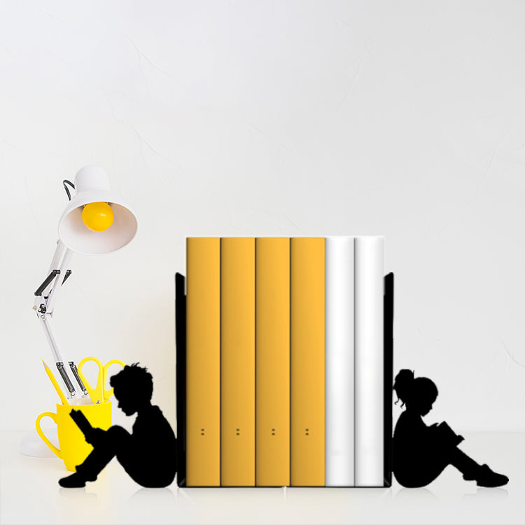 Metal Book Holder with Figured Child Reading Book
