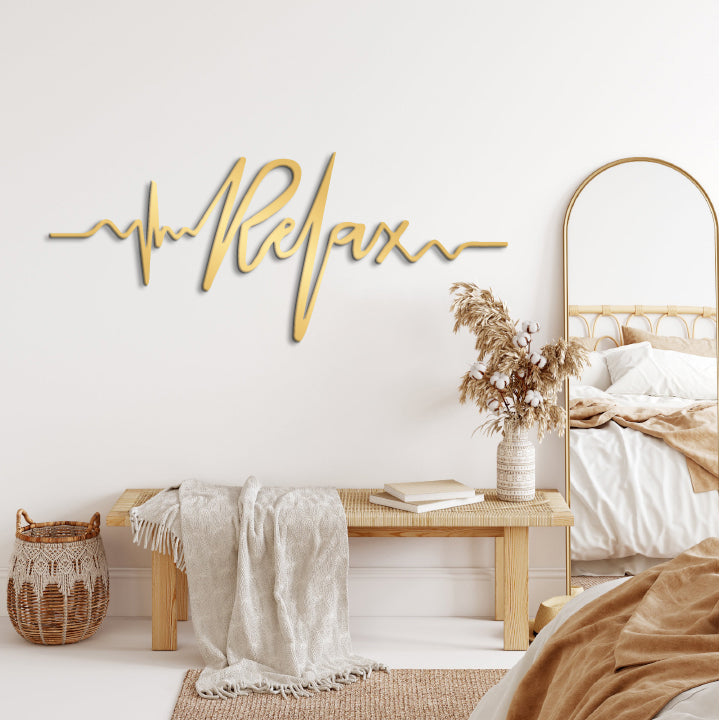 Relax Wall Sign