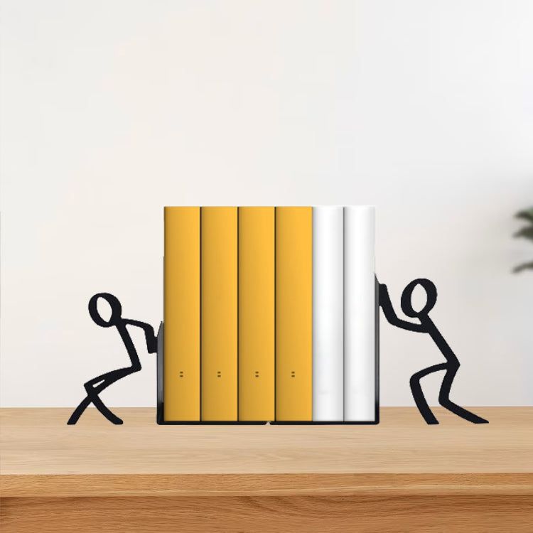 Sticky Man Figured Metal Book Holder - Polar Opposites Theme