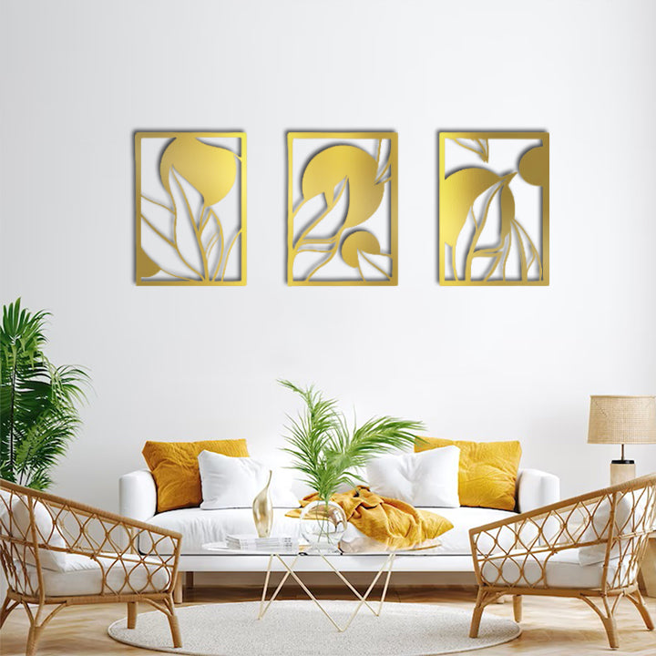 Bohemian Themed Leaves Wall Decor