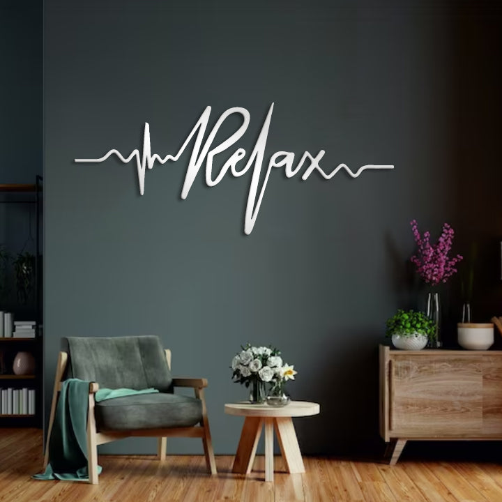 Relax Wall Sign