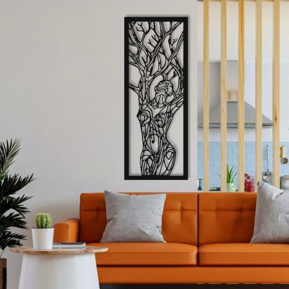 Woman Figure Metal Wall Decoration
