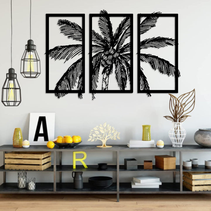 Tropical Metal Wall Decorations