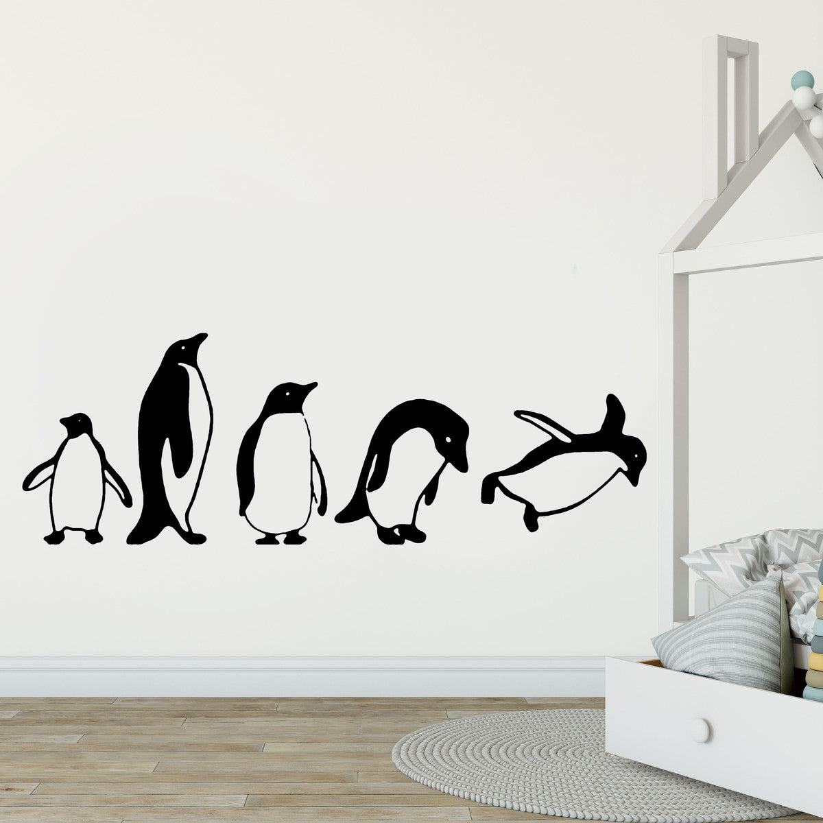 Penguins wall decor