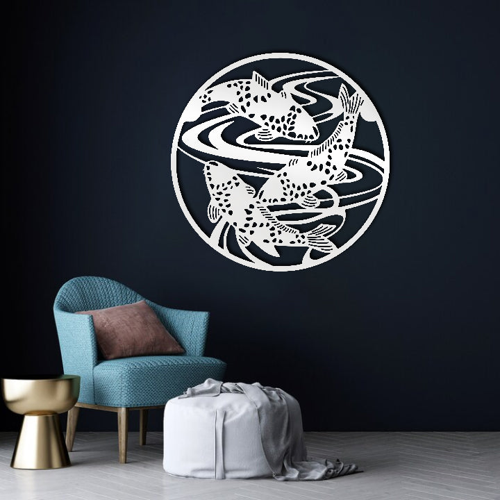 Koi Fish Wall Decor