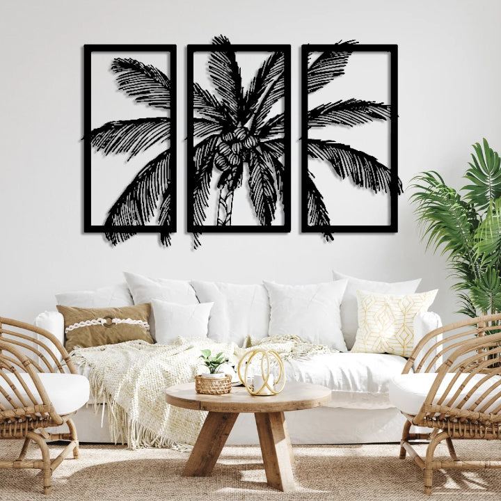 Tropical Metal Wall Decorations