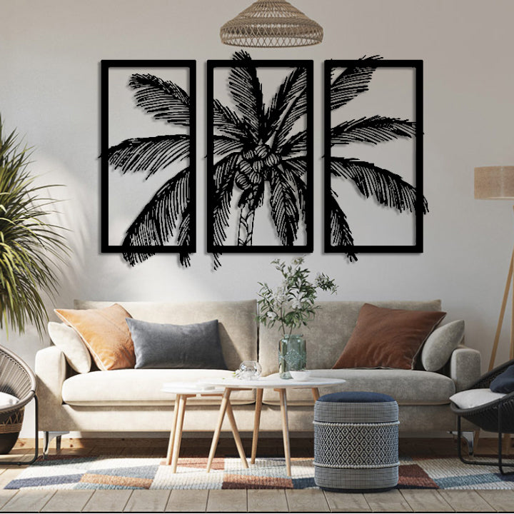 Tropical Metal Wall Decorations