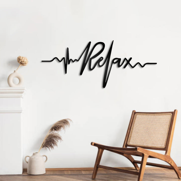 Relax Wall Sign