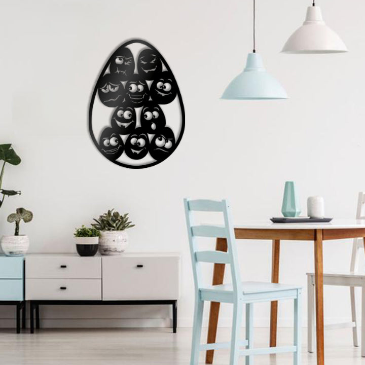 Cute Easter Eggs Wall Decoration