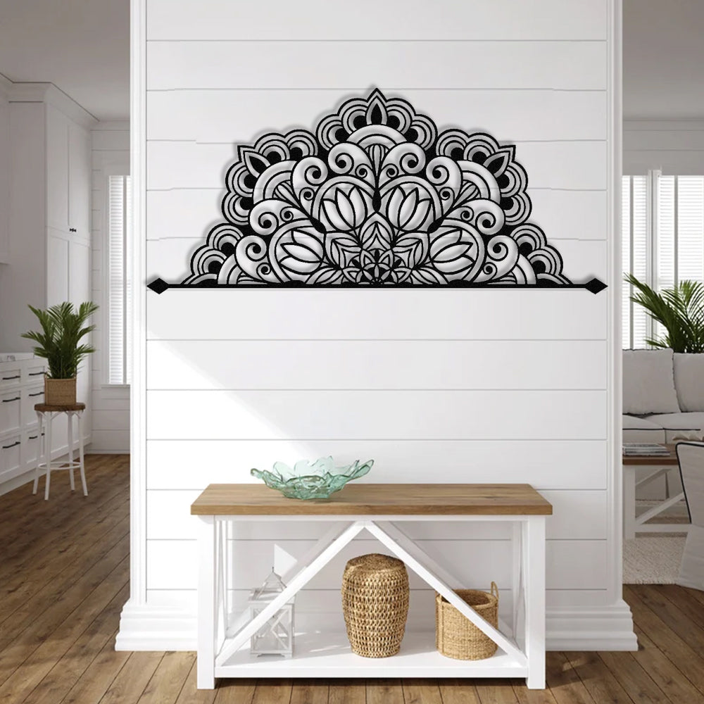 Mandala Metal Headboards